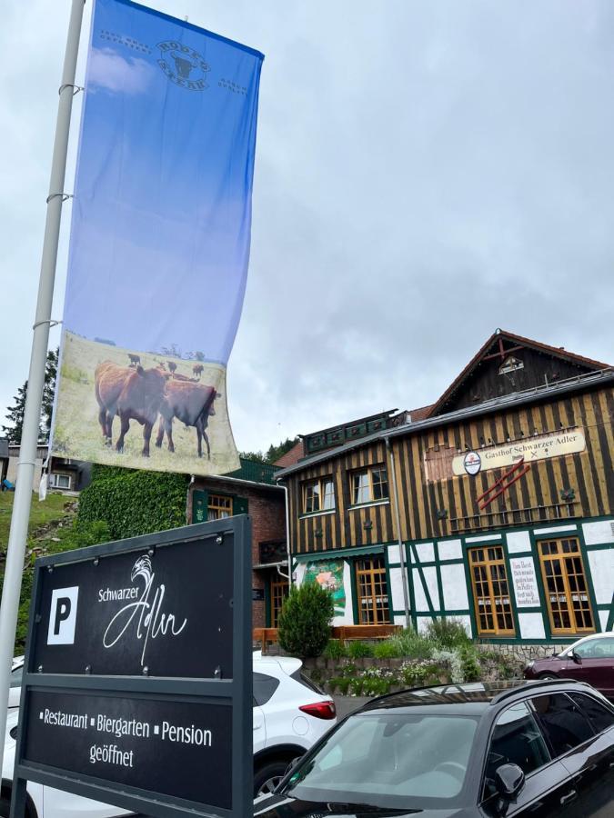 Gasthof&Pension Schwarzer Adler Masserberg Exterior foto